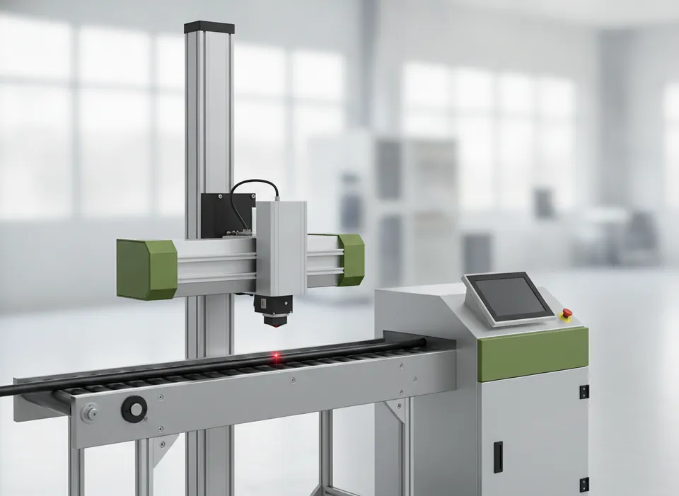 50 W High-Speed Fiber Laser Coder