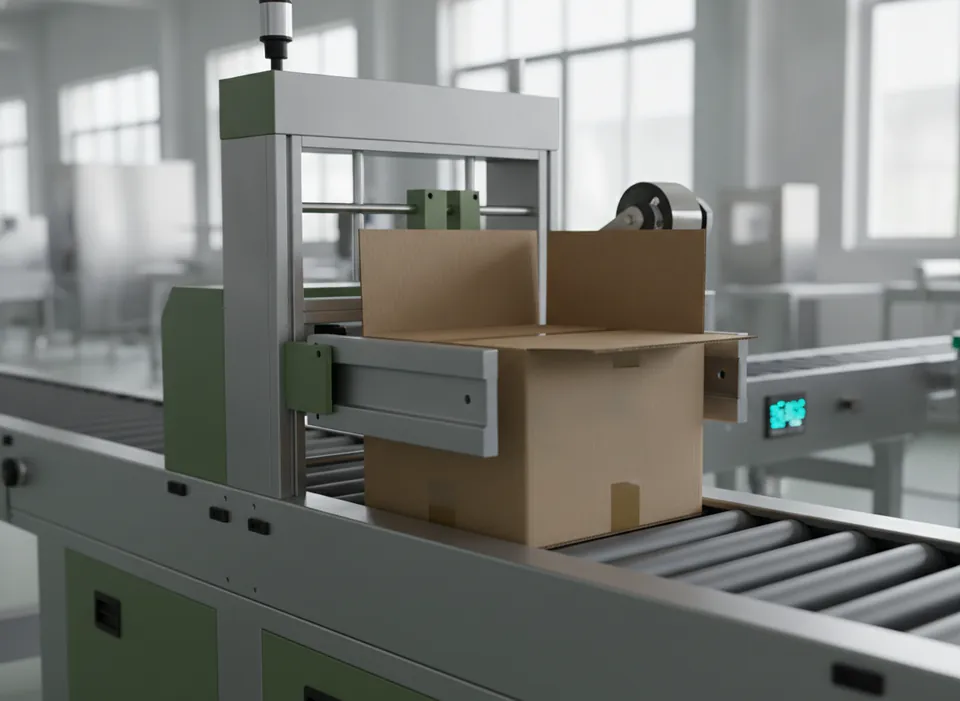 Automatic Flap-Folding Carton Sealer