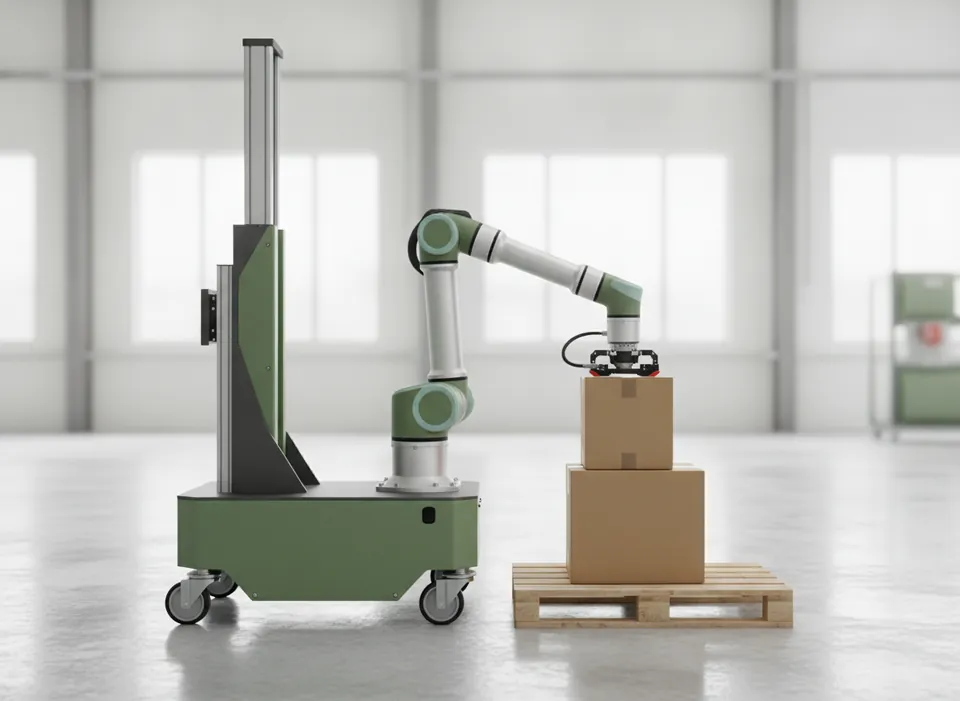 Cobot or Industrial Robot Palletizer?