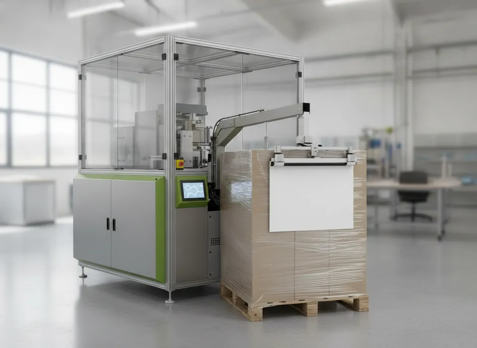 Pallet Print-and-Apply Labeller