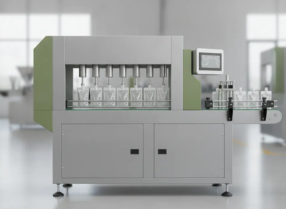 Spout Pouch Filling & Capping Machine