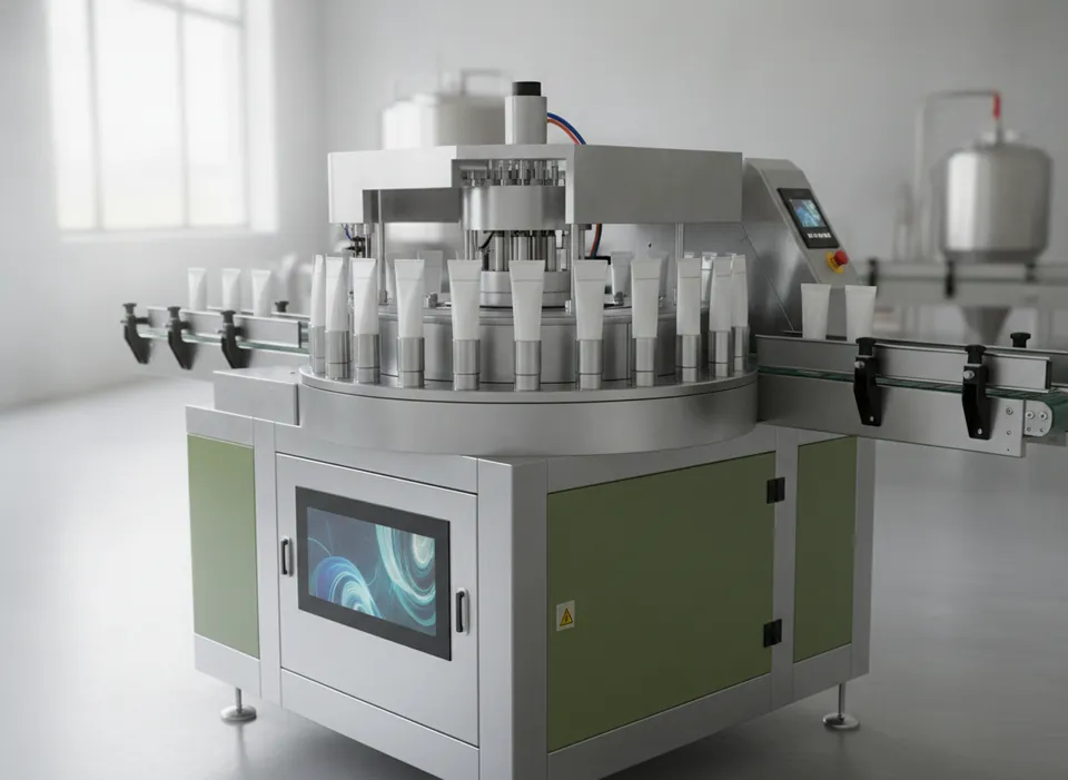 Tube Filling & Sealing Machine